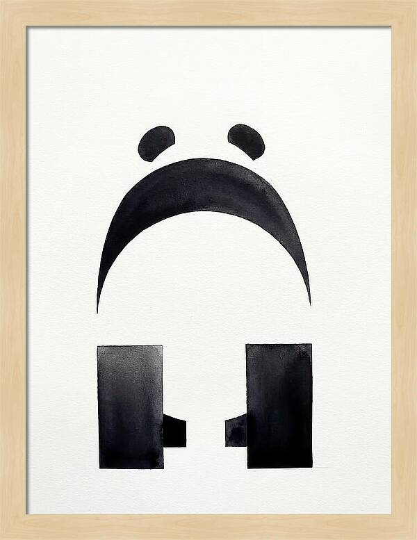 Giant Panda Silhouette