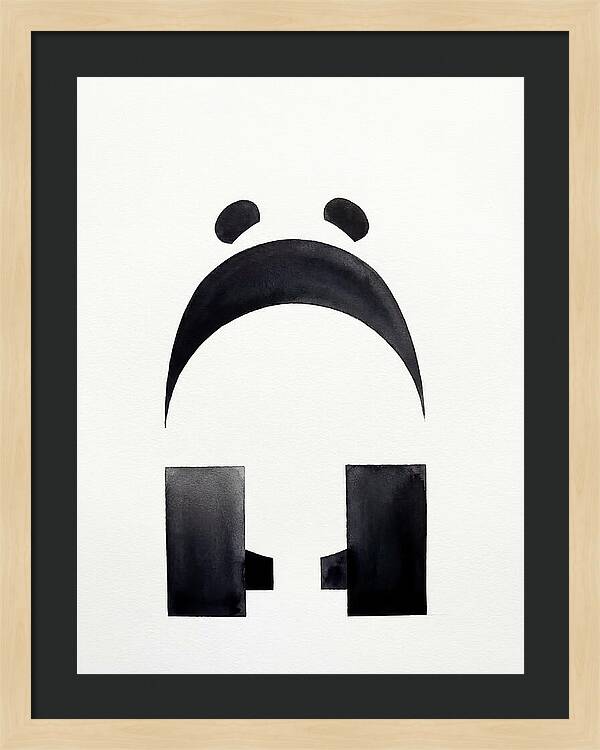Giant Panda Silhouette