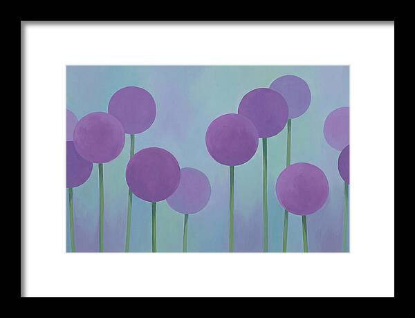 Giant Purple Globe Flowers