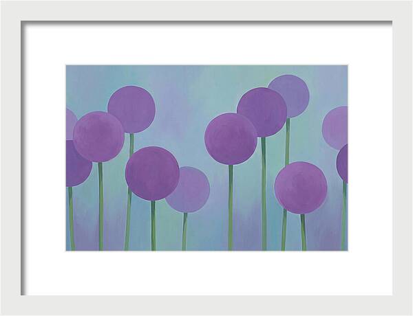 Giant Purple Globe Flowers