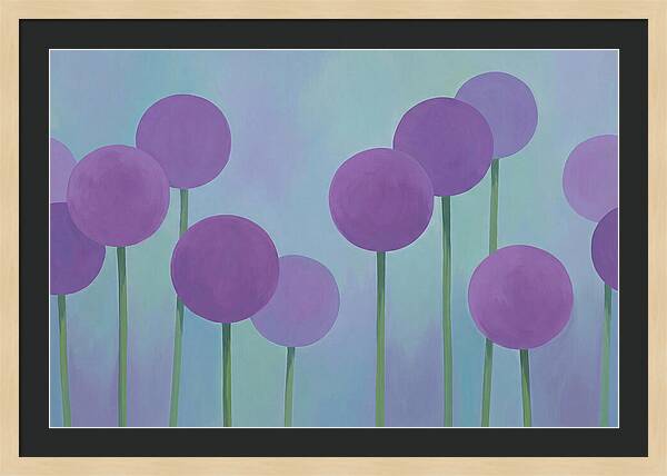 Giant Purple Globe Flowers