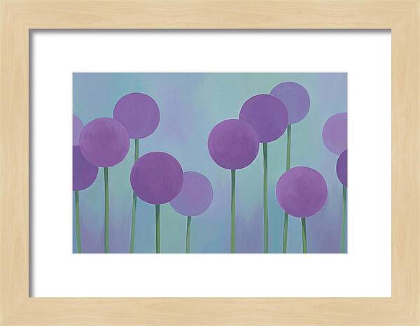 Giant Purple Globe Flowers