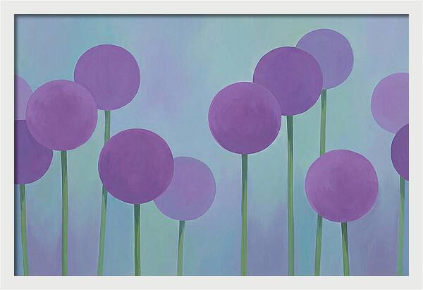 Giant Purple Globe Flowers