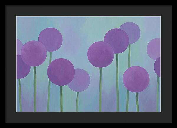 Giant Purple Globe Flowers