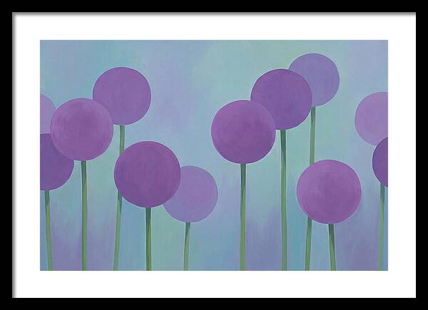 Giant Purple Globe Flowers