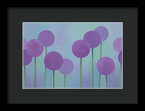 Giant Purple Globe Flowers
