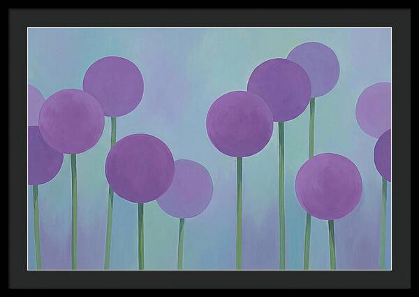 Giant Purple Globe Flowers