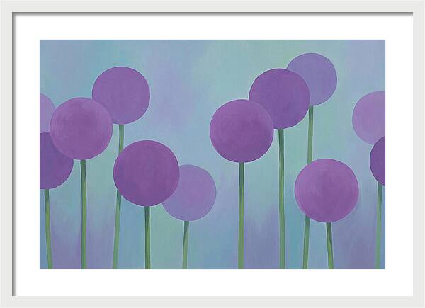 Giant Purple Globe Flowers