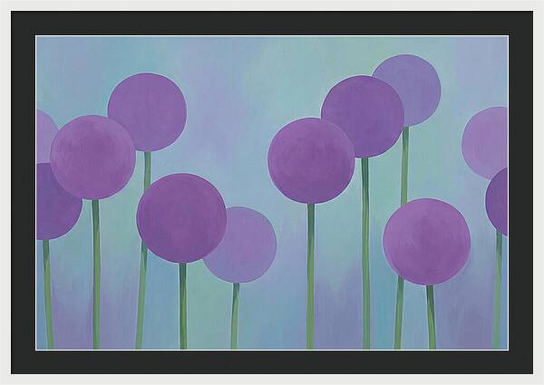 Giant Purple Globe Flowers