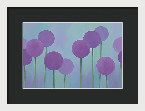 Giant Purple Globe Flowers