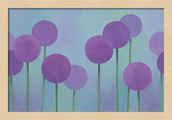 Giant Purple Globe Flowers