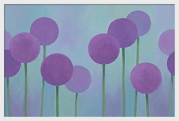 Giant Purple Globe Flowers