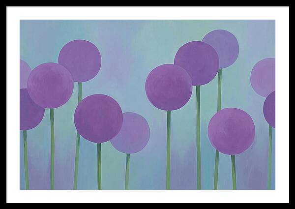 Giant Purple Globe Flowers