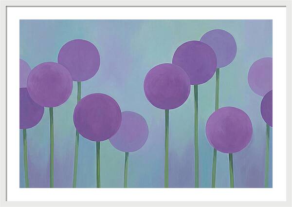 Giant Purple Globe Flowers
