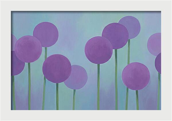 Giant Purple Globe Flowers