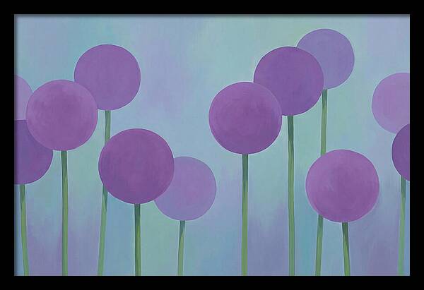 Giant Purple Globe Flowers