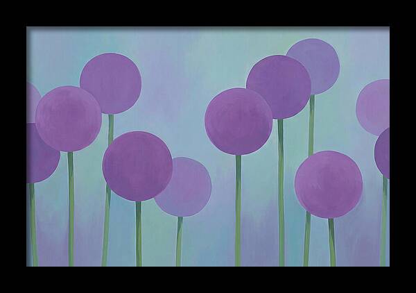 Giant Purple Globe Flowers