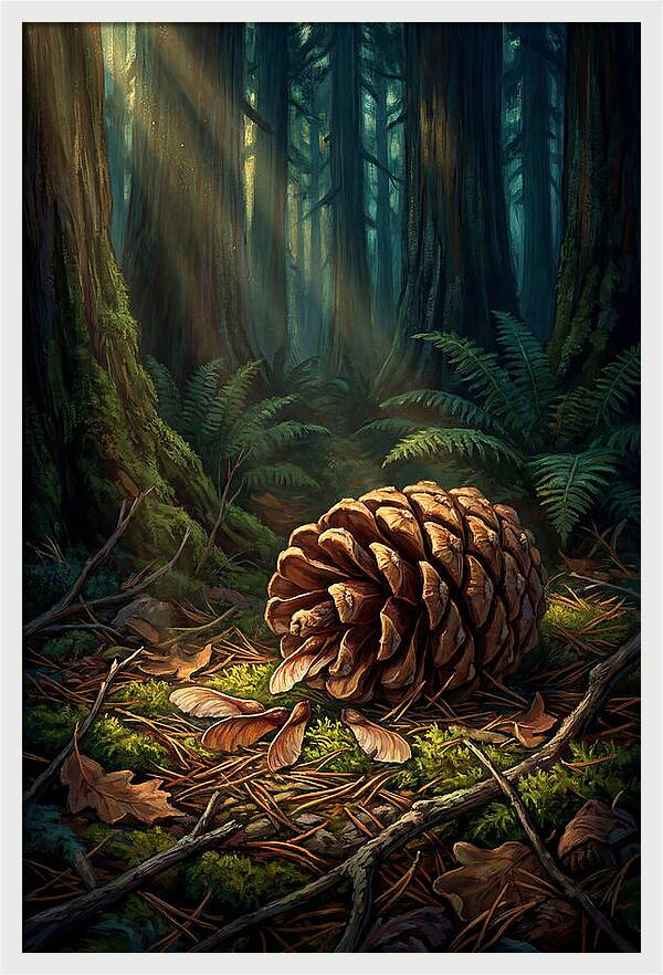 Giant Sequoia Cone Serenity
