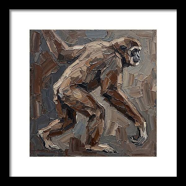 Gibbon In Earthy Tones
