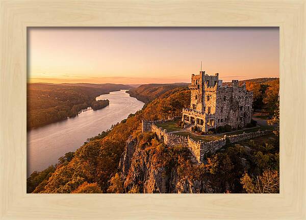 Gillette Castle At Sunset