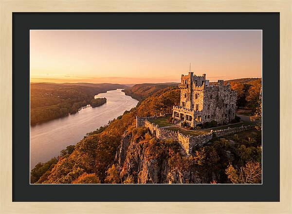Gillette Castle At Sunset