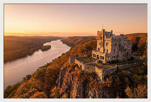 Gillette Castle At Sunset