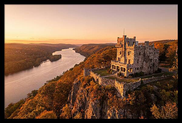 Gillette Castle At Sunset