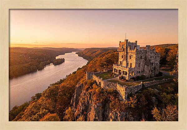 Gillette Castle At Sunset