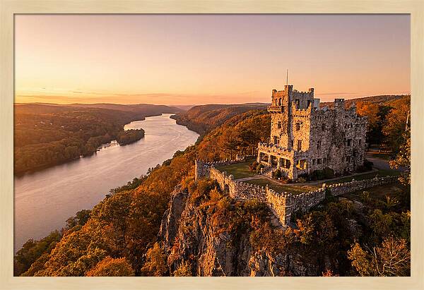 Gillette Castle At Sunset