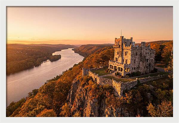 Gillette Castle At Sunset