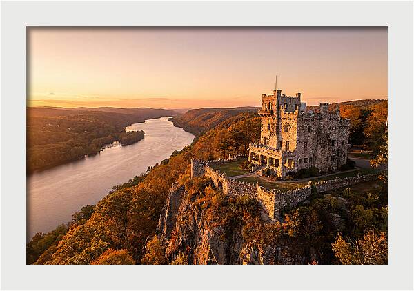 Gillette Castle At Sunset