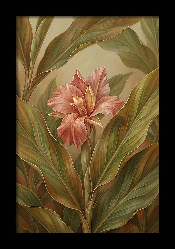 Ginger Flower Among Hidden Leaves