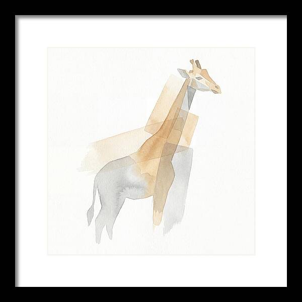 Giraffe In Minimalist Style