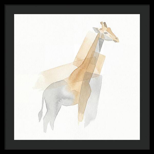 Giraffe In Minimalist Style