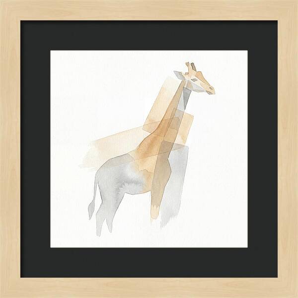 Giraffe In Minimalist Style