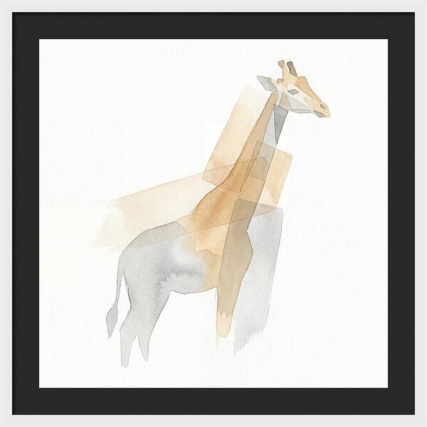 Giraffe In Minimalist Style