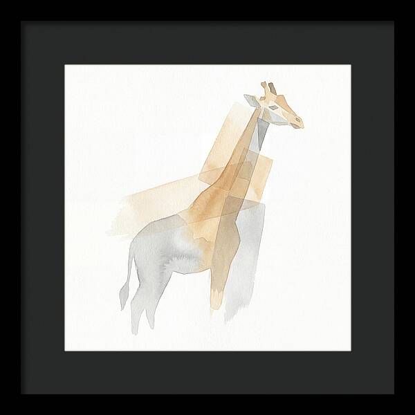 Giraffe In Minimalist Style