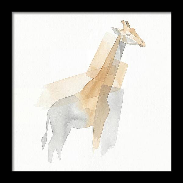 Giraffe In Minimalist Style