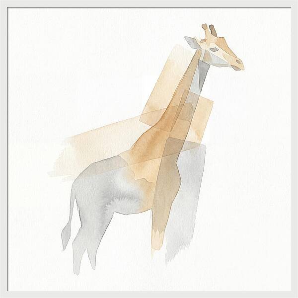 Giraffe In Minimalist Style