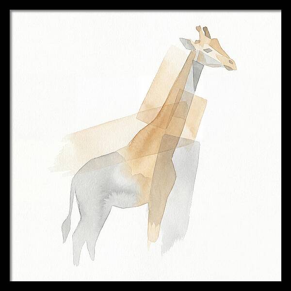 Giraffe In Minimalist Style