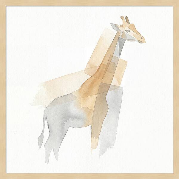 Giraffe In Minimalist Style
