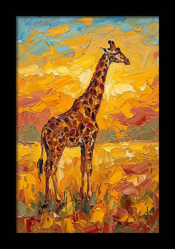 Giraffe Under Mediterranean Skies
