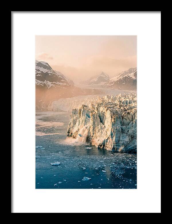 Glacial Majesty At Dusk