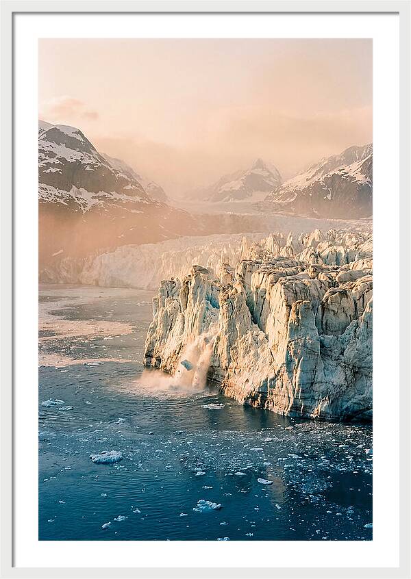 Glacial Majesty At Dusk