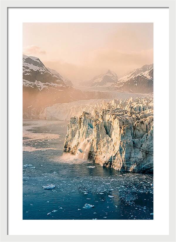 Glacial Majesty At Dusk