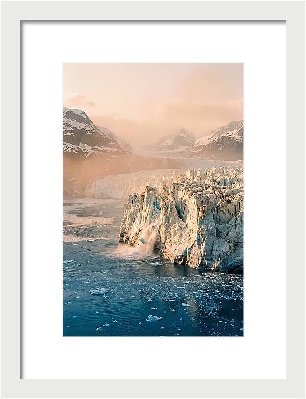 Glacial Majesty At Dusk