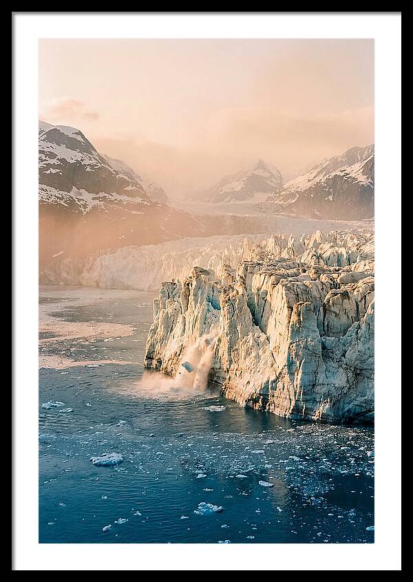 Glacial Majesty At Dusk