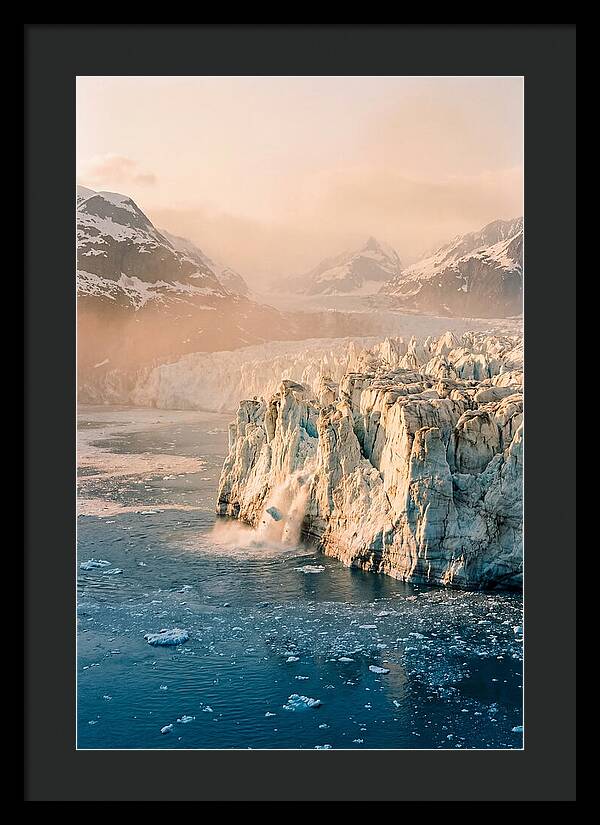 Glacial Majesty At Dusk