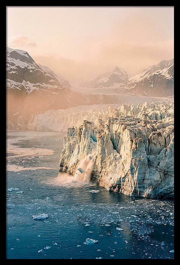 Glacial Majesty At Dusk