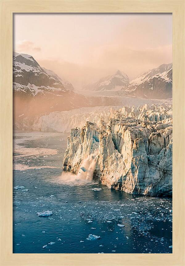 Glacial Majesty At Dusk